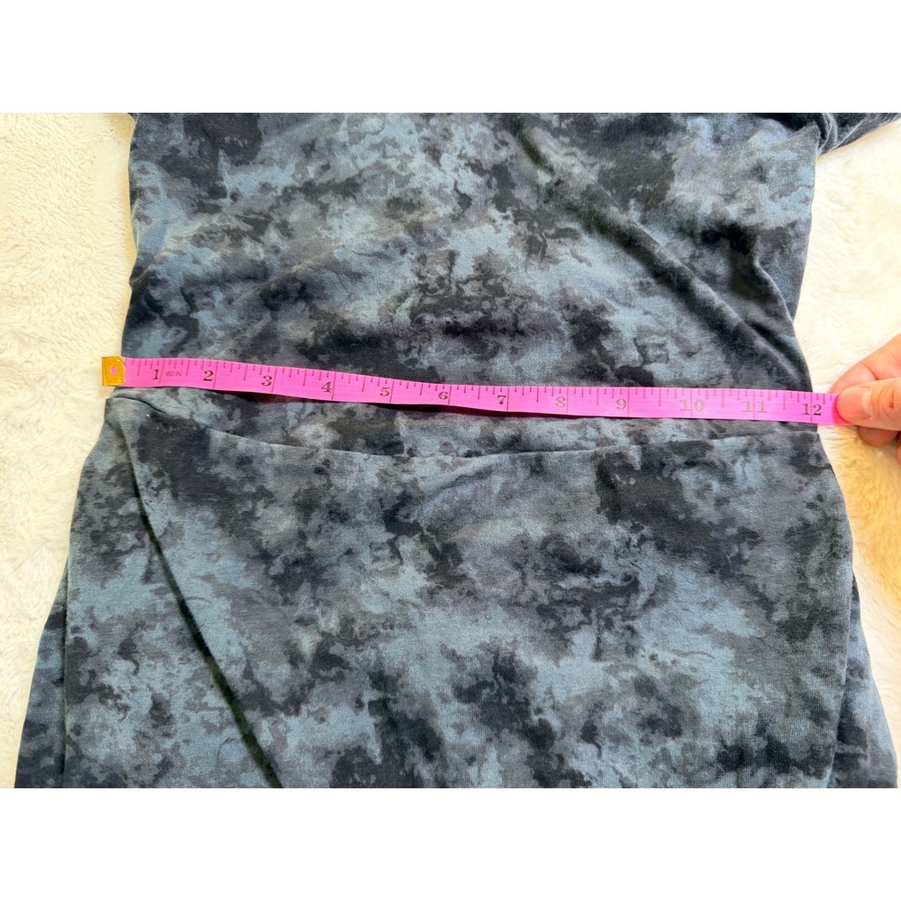 Pact Fit and Flare Dress Womens Small Grey Tie Dye Cutout Back Organic Cotton - Picture 10 of 11